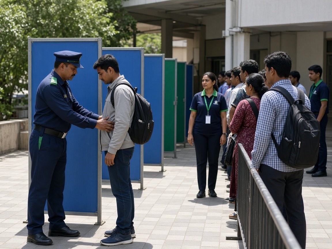 Exam security manpower